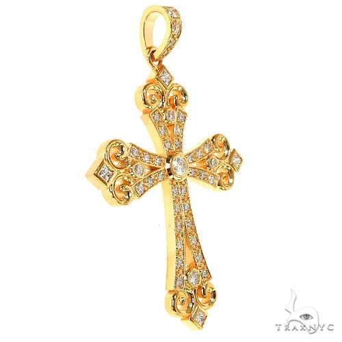 Diamond Cross Pendant 68865 - Image 2