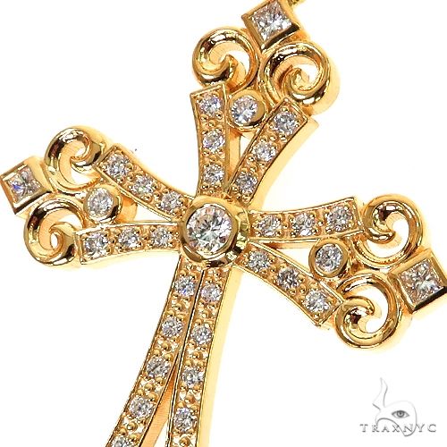 Diamond Cross Pendant 68865 - Image 3