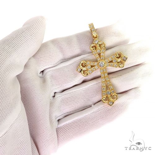 Diamond Cross Pendant 68865 - Image 7