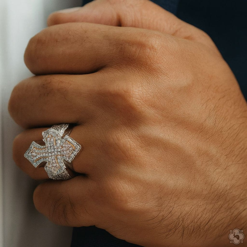 Diamond Cross Ring 70854 - Image 6