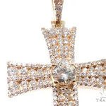 Diamond Cross with a Center Stone 64155 - Image 5