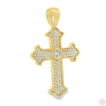 Diamond Crown Cross Pendant 70723 - Image 2