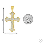 Diamond Crown Cross Pendant 70723 - Image 8