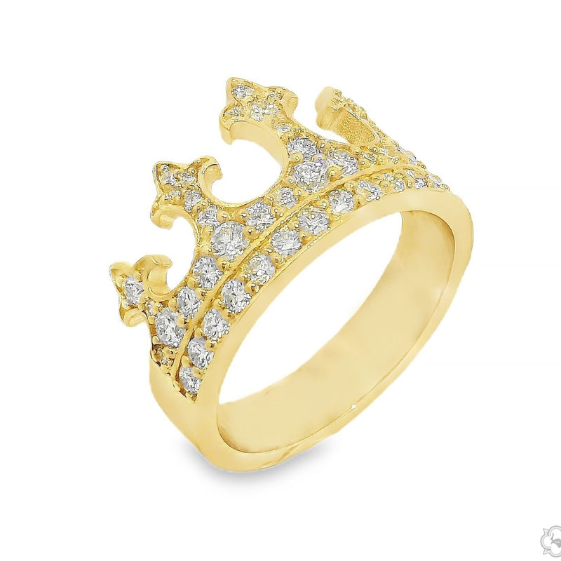 Diamond Crown Ring 70701 - Image 3