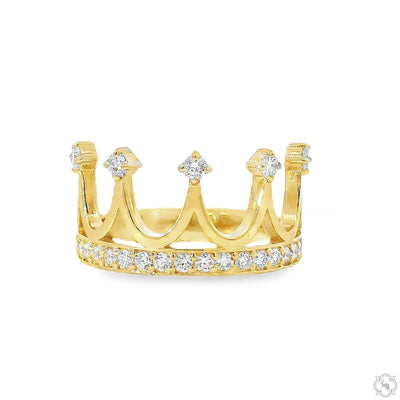 Diamond Crown Ring 70714 - Image 1