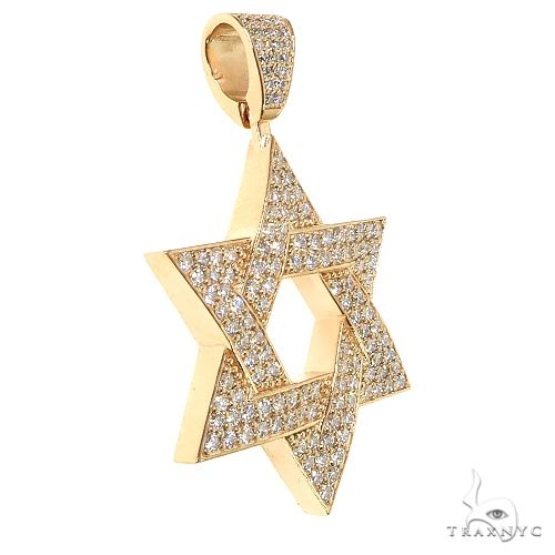 Diamond David Star Pendant 68694 - Image 2