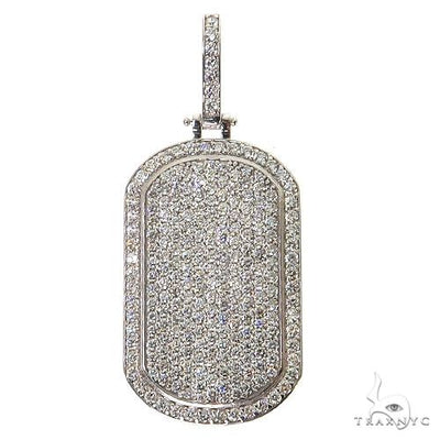 Diamond Dog Tag Pendant 68635 - Image 1