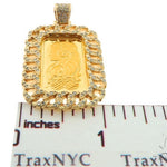 Miami Cuban Diamond Dog Tag Wtih 10g Suisse Fine Gold 999.9 57038 - Image 7