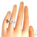 Diamond Engagement Halo Rings Set 64004 - Image 14