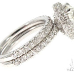 Diamond Engagement Halo Rings Set 64004 - Image 4