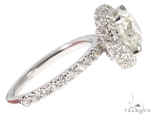 Diamond Engagement Halo Rings Set 64004 - Image 7