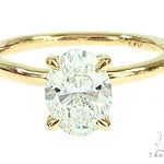 Oval Shape Diamond Engagement Ring 65744 - Image 2