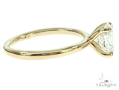 Oval Shape Diamond Engagement Ring 65744 - Image 4