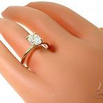 Oval Shape Diamond Engagement Ring 65744 - Image 8