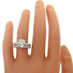 Diamond Engagement Ring Set 68833 - Image 9