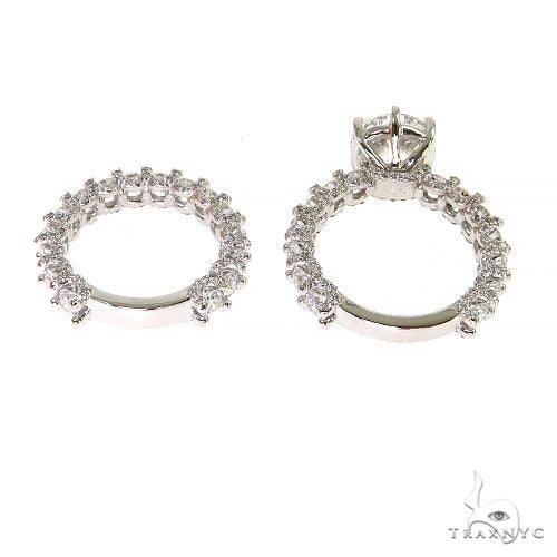 Diamond Engagement Ring Set Lab 69143 - Image 5