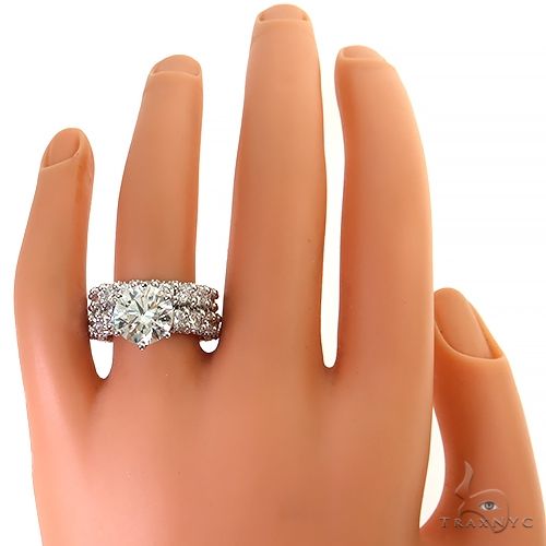 Diamond Engagement Ring Set Lab 69143 - Image 6