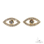 Diamond Evil Eye Earrings 67833 - Image 1