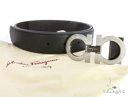 Diamond Ferragamo Belt Buckle 65041 - Image 6