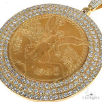 Diamond Frame 50 Pesos Coin Pendant 67891 - Image 3