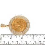 Diamond Frame 50 Pesos Coin Pendant 67891 - Image 6