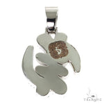 Diamond GYE Nyame Symbol Pendant 67493 - Image 4