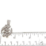 Diamond GYE Nyame Symbol Pendant 67493 - Image 5