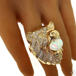 Diamond Grizzly Bear Ring 70403 - Image 6