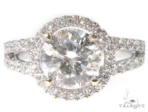 Diamond Halo Engagement Ring 64489 - Image 1