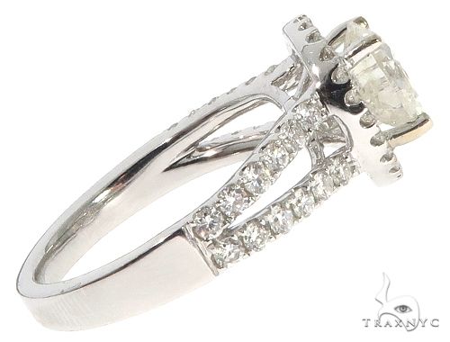 Diamond Halo Engagement Ring 64489 - Image 3
