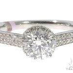 Diamond Halo Engagement Ring 64491 - Image 2