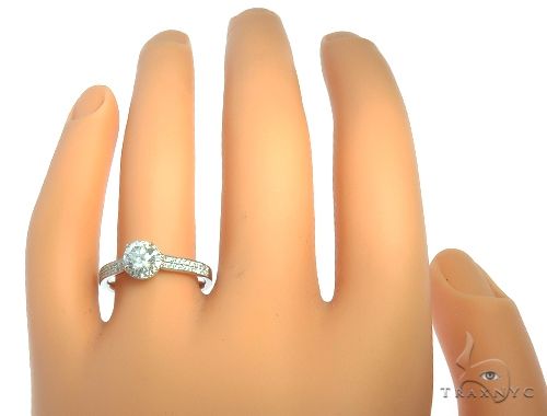 Diamond Halo Engagement Ring 64491 - Image 7