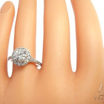 Diamond Halo Ring 64197 - Image 7