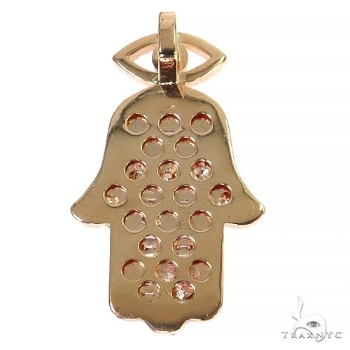 Diamond Hamsa Pendant 68187 - Image 4
