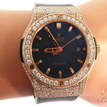 Diamond Hublot Watch Classic Fusion with Rubber Band 64054 - Image 14