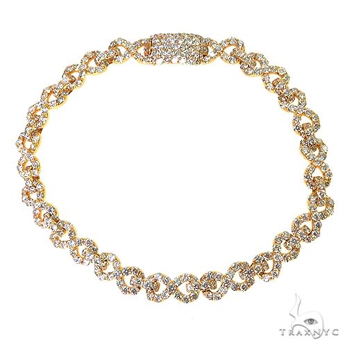 Diamond Infinity Link Bracelet (Lab) 69473 - Image 1