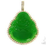 Diamond Jade Stone Buddha Pendant 65481 - Image 1