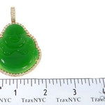 Diamond Jade Stone Buddha Pendant 65481 - Image 6
