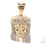 Diamond Jesus Head Pendant 36469 - Image 1