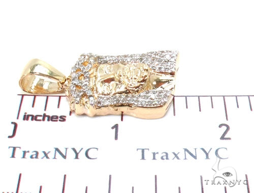 Diamond Jesus Head Pendant 36469 - Image 7
