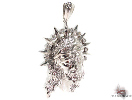 Diamond Jesus Pendant 33422 - Image 2