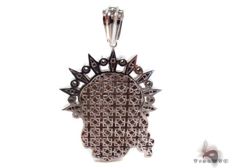 Diamond Jesus Pendant 33422 - Image 4