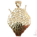 Medium Diamond Lion Head Pendant 64024 - Image 4