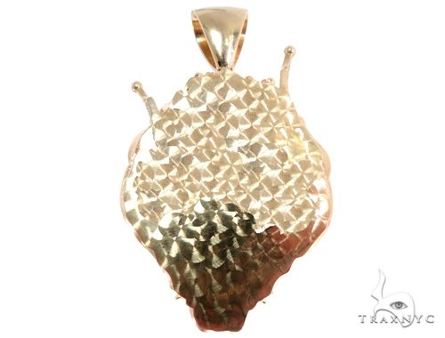 Medium Diamond Lion Head Pendant 64024 - Image 4
