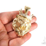 Medium Diamond Lion Head Pendant 64024 - Image 6