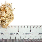 Medium Diamond Lion Head Pendant 64024 - Image 8