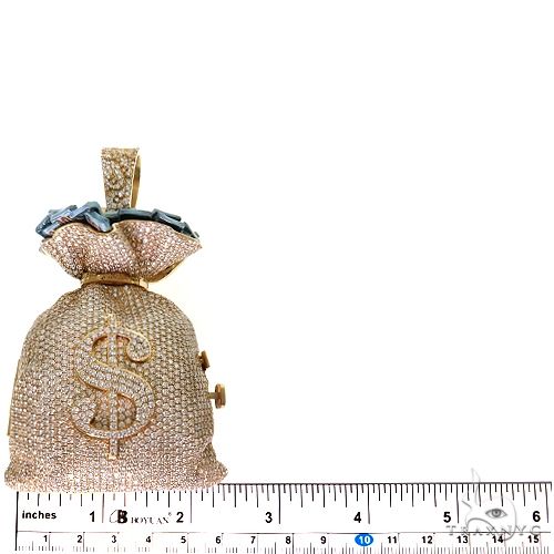 Diamond Money Bag Treasure Pendant 69568 - Image 6