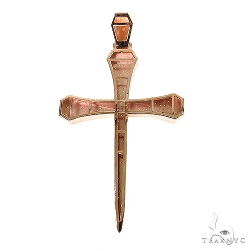 Large Diamond Nail Cross (Lab) 68649 - Image 4