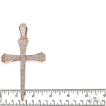 Large Diamond Nail Cross (Lab) 68649 - Image 5