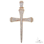 Small Diamond Nail Cross (Lab) 68691 - Image 1